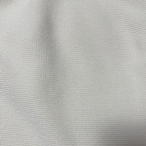 Uniqlo 3D Knit Cotton Sweater Short Sleeve Cream - Picture 4 of 5